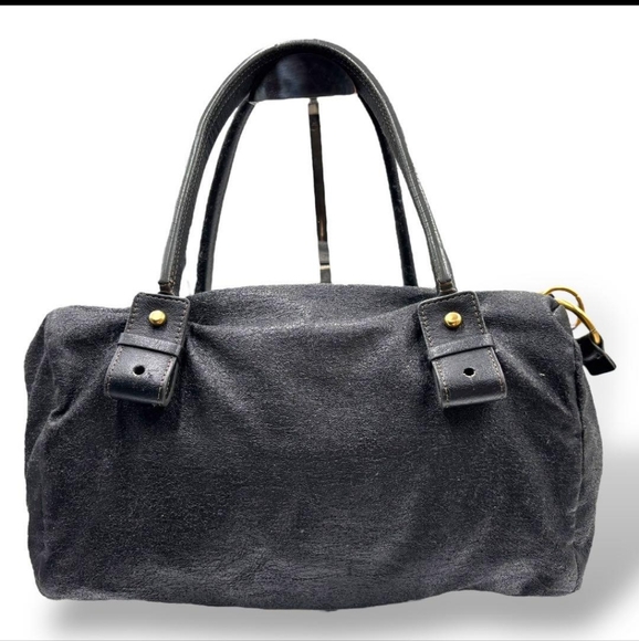 ☆RESERVRD☆ Vintage Chloe Eclipse Distressed Leather Boston Bag - Picture 10 of 16